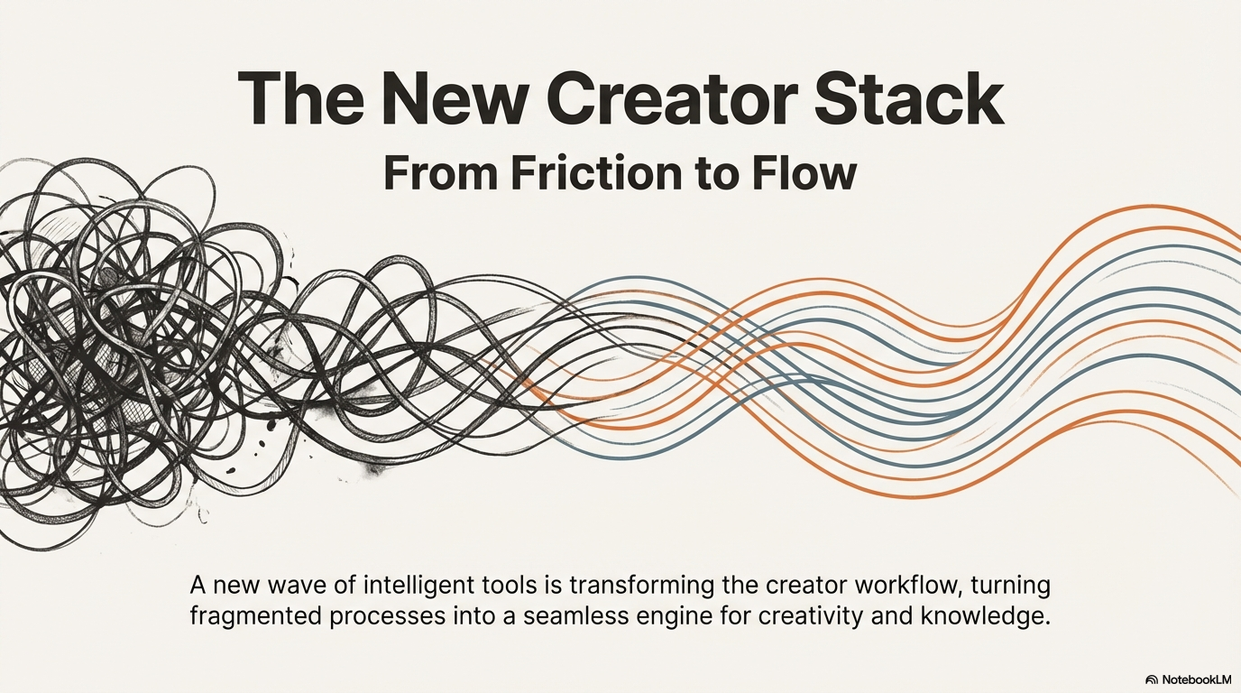 The New Creator Stack - From Friction to Flow